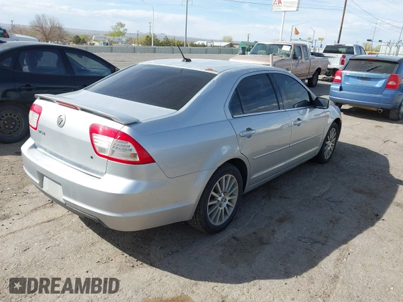 2009 Mercury Milan with VIN 3MEHM07Z49R604349, listed as a IAAI auction lot 41869307 with 1 mi miles. Bid and sale history available at carsss.com. Image 4.