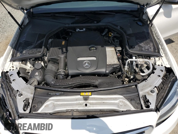 2017 Mercedes-Benz C 300 with VIN 55SWF4KB6HU220298, listed as a Copart auction lot 60870145 with 83,642 mi miles and Salvage title. Bid and sale history available at DreamBid. Image 11.