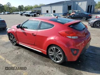 2016 Hyundai Veloster Turbo with VIN KMHTC6AE7GU262145, listed as a Copart auction lot 51283105 with Not provided miles and Salvage title. Bid and sale history available at DreamBid. Image 2.