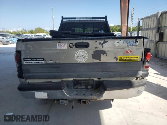 2001 Dodge Ram 2500 with VIN 3B7KC23Z61G222416, listed as a Copart auction lot 48599575 with 235,961 mi miles and Clean Title. Bid and sale history available at carsss.com. Image 6.
