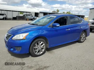 2015 Nissan Sentra SR with VIN 3N1AB7AP1FY244549, listed as a Copart auction lot 56148205 with 210,323 mi miles and Clean Title. Bid and sale history available at DreamBid. Image 1.