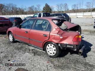 2000 Honda Civic LX with VIN 2HGEJ6670YH596097, listed as a Copart auction lot 47732515 with 269,184 mi miles and Non Repairable. Bid and sale history available at carsss.com. Image 2.