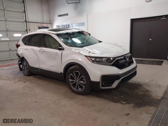 2020 Honda CR-V EX with VIN 2HKRW1H59LH414140, listed as a IAAI auction lot 41374885 with 46,674 mi miles. Bid and sale history available at carsss.com. Image 1.