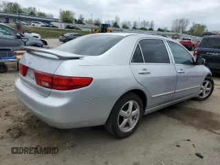 2005 Honda Accord EX with VIN 1HGCM56735A011693, listed as a Copart auction lot 52024445 with 240,754 mi miles and Salvage Title. Bid and sale history available at DreamBid. Image 3.