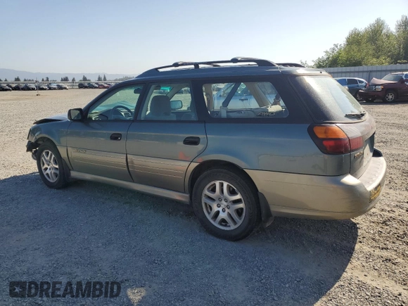 2002 Subaru Legacy Outback z VIN 4S3BH665527618156, wystawiony jako Copart lot #65384565 z przebiegiem 169 600 mil mil oraz Szkoda całkowita • Salvage title. Historia ofert i sprzedaży dostępna na DreamBid. Obrazek 2.