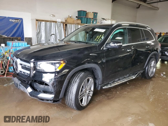 2021 Mercedes-Benz GLS 450 с VIN 4JGFF5KE7MA441215, выставлен на аукционе Copart как лот 51791755 с пробегом 38 676 миль миль и Списание • Salvage title. История ставок и продаж доступна на DreamBid. Изображение 1.
