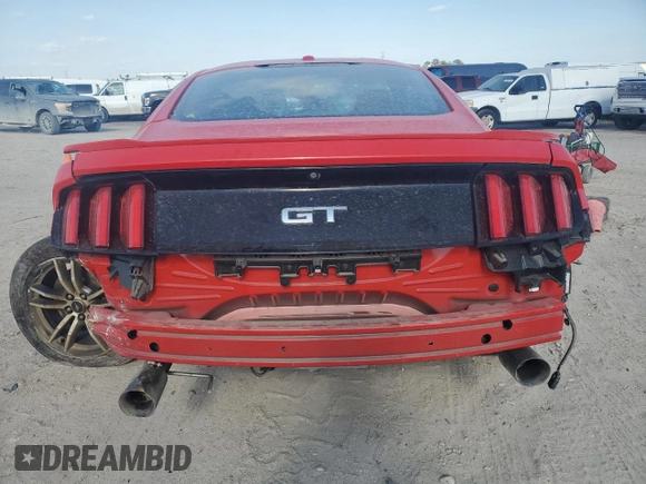 2015 Ford Mustang GT with VIN 1FA6P8CF4F5332710, listed as a Copart auction lot 48941175 with 14,321 mi miles and Salvage Title. Bid and sale history available at DreamBid. Image 6.