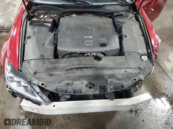 2012 Lexus IS 250 z VIN JTHCF5C23C2035824, wystawiony jako Copart lot #51487215 z przebiegiem 98 984 mil mil oraz Szkoda całkowita • Salvage title. Historia ofert i sprzedaży dostępna na DreamBid. Obrazek 12.
