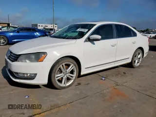 2013 Volkswagen Passat SEL Premium z VIN 1VWCN7A30DC051564, wystawiony jako Copart lot #58565845 z przebiegiem 113 788 mil mil oraz Czysty tytuł • Clean title. Historia ofert i sprzedaży dostępna na DreamBid. Obrazek 1.