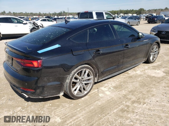 2019 Audi A5 Sportback Premium Plus with VIN WAUENCF59KA094451, listed as a Copart auction lot 39741983 with 15,742 mi miles. Bid and sale history available at carsss.com. Image 3.