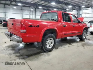 2004 Dodge Dakota SLT with VIN 1D7HG48N04S580548, listed as a Copart auction lot 82242294 with 146,500 mi miles and Salvage Title. Bid and sale history available at DreamBid. Image 3.