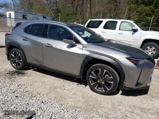 2021 Lexus UX with VIN JTHP9JBH9M2040616, listed as a Copart auction lot 49182703 with 14,339 mi miles. Bid and sale history available at carsss.com. Image 4.