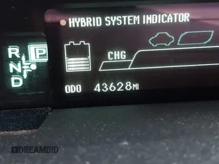2013 Toyota Prius One with VIN JTDKN3DUXD5604950, listed as a IAAI auction lot 40307683 with 43,628 mi miles. Bid and sale history available at carsss.com. Image 15.