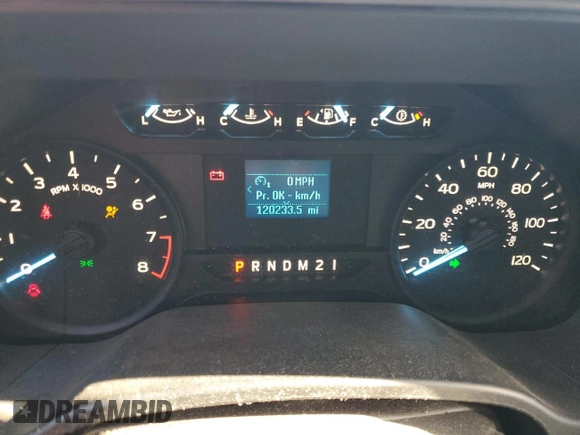 2019 Ford F-150 XL z VIN 1FTEX1EB6KFA57756, wystawiony jako Copart lot #60434115 z przebiegiem 120 233 mil mil oraz Szkoda całkowita • Salvage title. Historia ofert i sprzedaży dostępna na DreamBid. Obrazek 9.