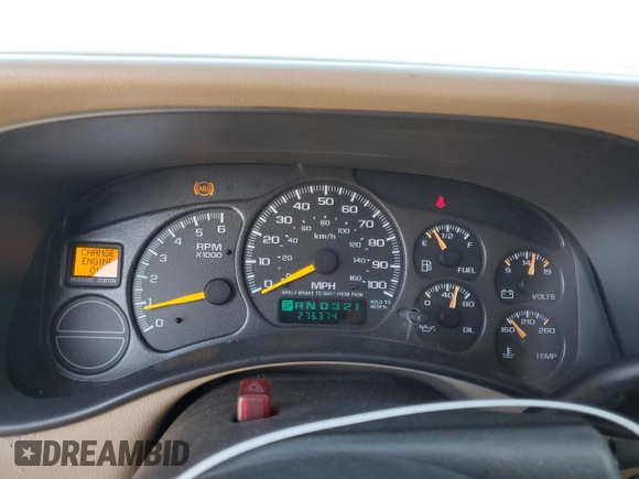 2001 GMC Yukon SLT with VIN 1GKEK13TX1J168370, listed as a Copart auction lot 50636635 with 276,374 mi miles and Salvage Title. Bid and sale history available at carsss.com. Image 9.