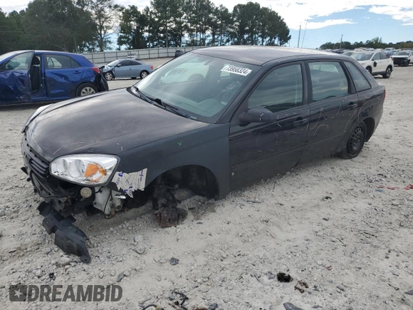2007 Chevrolet Malibu Maxx LT with VIN 1G1ZT68N97F268529, listed as a Copart auction lot 73958324 with 108,911 mi miles and Salvage Title. Bid and sale history available at carsss.com. Image 1.
