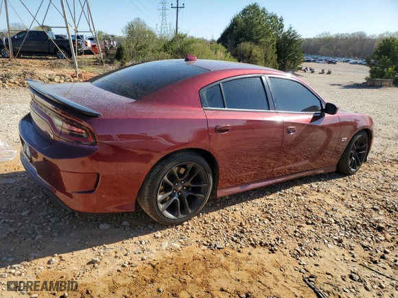 2022 Dodge Charger Scat Pack with VIN 2C3CDXGJ5NH268073, listed as a Copart auction lot 50560815 with 74,742 mi miles and Salvage Title. Bid and sale history available at carsss.com. Image 3.