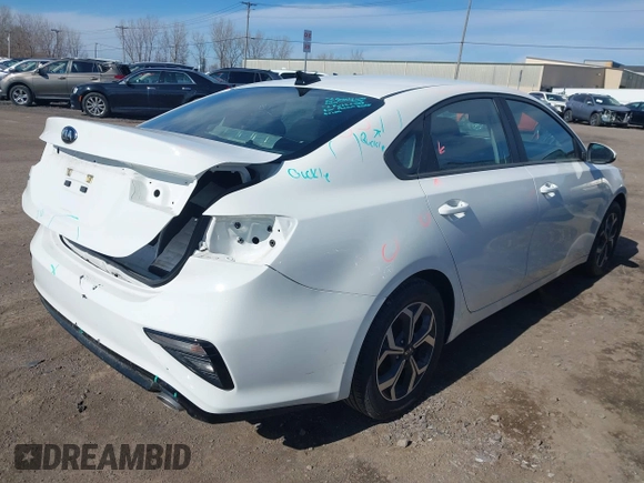 2019 Kia Forte LXS with VIN 3KPF24AD1KE098981, listed as a IAAI auction lot 41801267 with 53,055 mi miles. Bid and sale history available at carsss.com. Image 4.