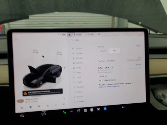 2022 Tesla Model 3 Long Range with VIN 5YJ3E1EB1NF289638, listed as a Copart auction lot 53390035 with 135,898 mi miles and Clean Title. Bid and sale history available at DreamBid. Image 9.