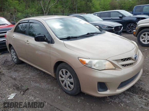 2011 Toyota Corolla L with VIN JTDBU4EE7B9127447, listed as a IAAI auction lot 41840687 with 183,783 mi miles. Bid and sale history available at carsss.com. Image 1.