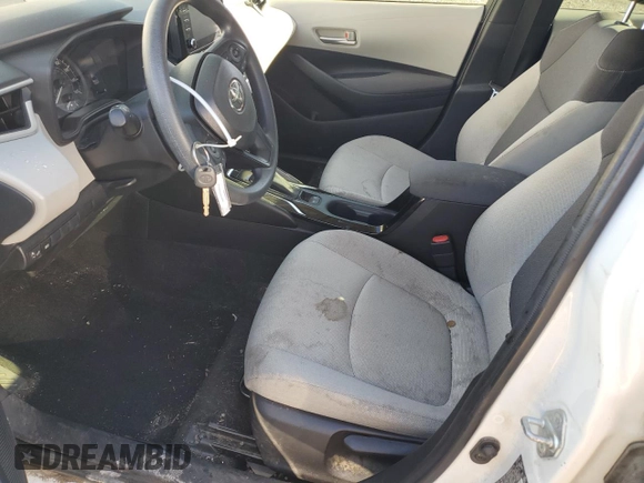 2020 Toyota Corolla L with VIN JTDDPRAE6LJ061055, listed as a Copart auction lot 49961375 with 43,541 mi miles and Salvage Title. Bid and sale history available at carsss.com. Image 7.