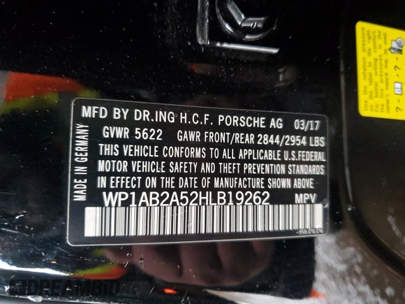 2017 Porsche Macan S z VIN WP1AB2A52HLB19262, wystawiony jako Copart lot #55955495 z przebiegiem 79 475 mil mil oraz Szkoda całkowita • Salvage title. Historia ofert i sprzedaży dostępna na DreamBid. Obrazek 13.