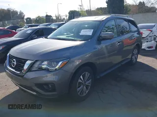 2020 Nissan Pathfinder SL with VIN 5N1DR2CN7LC579593, listed as a IAAI auction lot 41602545 with 62,783 mi miles. Bid and sale history available at carsss.com. Image 2.