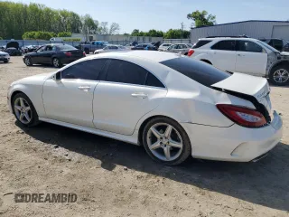 2016 Mercedes-Benz CLS 400 with VIN WDDLJ6FB2GA168531, listed as a Copart auction lot 52477305 with 113,716 mi miles and Salvage title. Bid and sale history available at DreamBid. Image 2.