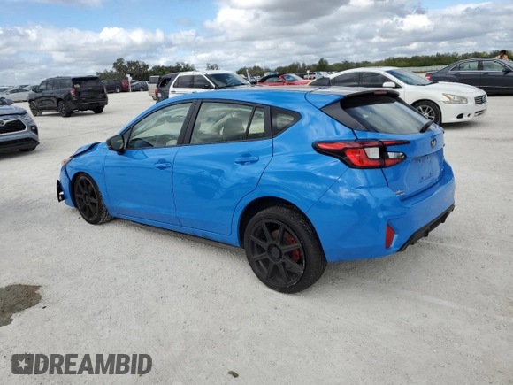 2024 Subaru Impreza Sport with VIN JF1GUAFC0R8375868, listed as a Copart auction lot 85225464 with 13,894 mi miles and Non Repairable. Bid and sale history available at carsss.com. Image 2.
