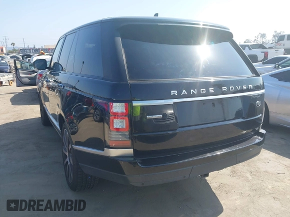 2015 Land Rover Range Rover Autobiography z VIN SALGV2TF9FA214184, wystawiony jako IAAI lot #42362831 z przebiegiem 58 666 mil mil oraz . Historia ofert i sprzedaży dostępna na DreamBid. Obrazek 3.