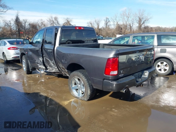 2018 Ram 1500 Tradesman with VIN 1C6RR7FT2JS208952, listed as a IAAI auction lot 41571537 with 116,709 mi miles and . Bid and sale history available at DreamBid. Image 3.
