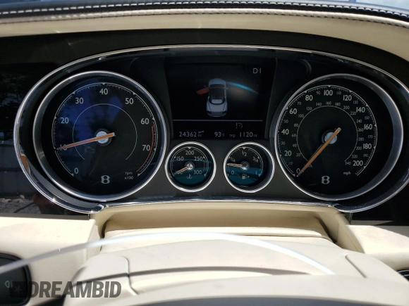 2017 Bentley Continental GT V8 z VIN SCBGT3ZA4HC059536, wystawiony jako Copart lot #60606975 z przebiegiem 24 362 mil mil oraz Szkoda całkowita • Salvage title. Historia ofert i sprzedaży dostępna na DreamBid. Obrazek 9.