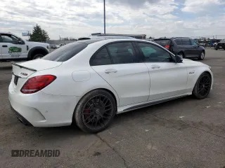 2016 Mercedes-Benz C 63 S AMG with VIN 55SWF8HB3GU165855, listed as a Copart auction lot 50780375 with 65,480 mi miles and Clean Title. Bid and sale history available at carsss.com. Image 3.