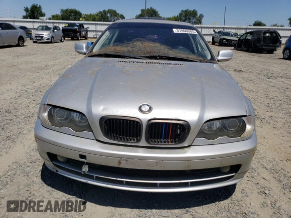 2002 BMW 3 Series 325Ci z VIN WBABN33492PG56069, wystawiony jako Copart lot #57800305 z przebiegiem 189 837 mil mil oraz Czysty tytuł • Clean title. Historia ofert i sprzedaży dostępna na DreamBid. Obrazek 5.