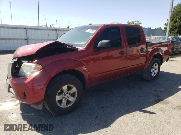 2013 Nissan Frontier SV with VIN 1N6AD0EV7DN711083, listed as a Copart auction lot 55882135 with 130,017 mi miles and Salvage title. Bid and sale history available at DreamBid. Image 1.