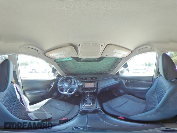 2017 Nissan Rogue SV with VIN 5N1AT2MT1HC861575, listed as a Copart auction lot 53804405 with 150,024 mi miles and Salvage Title. Bid and sale history available at carsss.com. Image 16.