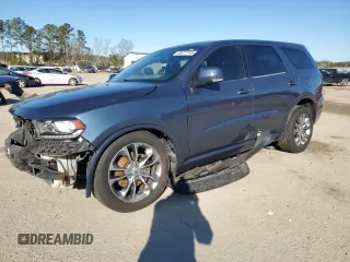 2020 Dodge Durango GT Plus with VIN 1C4RDHDG8LC301362, listed as a Copart auction lot 88677745 with 142,710 mi miles and Salvage Title. Bid and sale history available at carsss.com. Image 1.