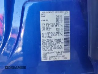 2015 Nissan Frontier Pro-4X with VIN 1N6AD0EVXFN744419, listed as a Copart auction lot 42835395 with 77,691 mi miles and Salvage title. Bid and sale history available at DreamBid. Image 14.