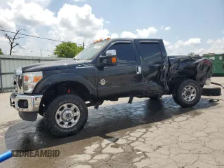2015 Ford F-250 Lariat with VIN 1FT7W2BT1FEA38719, listed as a Copart auction lot 62938005 with 98,790 mi miles and Salvage title. Bid and sale history available at DreamBid. Image 1.