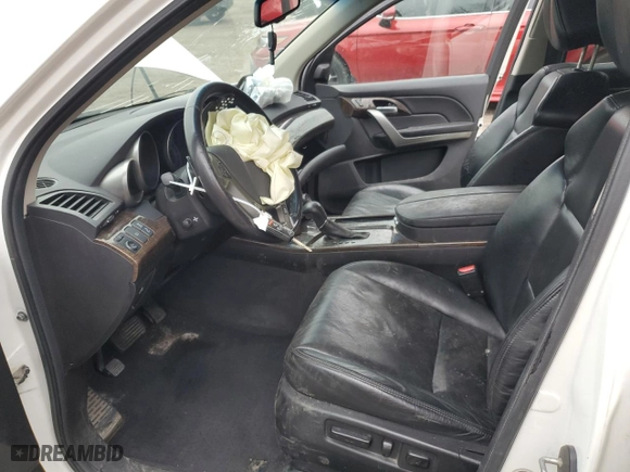 2013 Acura MDX Advance Pkg with VIN 2HNYD2H61DH001939, listed as a Copart auction lot 50712225 with 0 mi miles and Salvage Title. Bid and sale history available at carsss.com. Image 7.