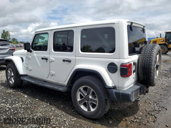2020 Jeep Wrangler Unlimited Sahara with VIN 1C4HJXEG1LW197700, listed as a Copart auction lot 56539125 with 66,895 mi miles and Salvage title. Bid and sale history available at DreamBid. Image 2.