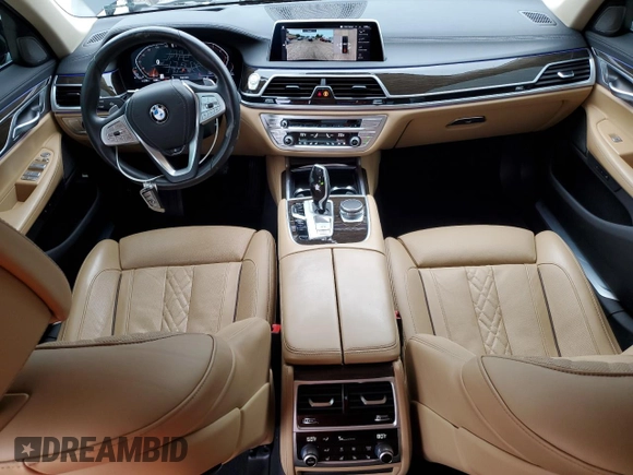 2022 BMW 7 Series 750i xDrive with VIN WBA7U2C02NCJ27538, listed as a Copart auction lot 42022885 with 29,083 mi miles and Salvage title. Bid and sale history available at DreamBid. Image 8.