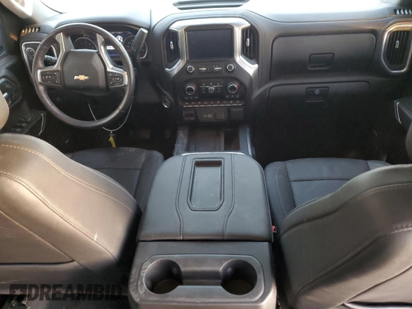 2021 Chevrolet Silverado 1500 LTZ with VIN 1GCUYGET6MZ232691, listed as a Copart auction lot 75749074 with 67,002 mi miles and Salvage Title. Bid and sale history available at DreamBid. Image 8.