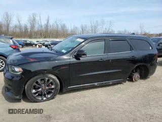 2019 Dodge Durango R/T with VIN 1C4SDJCT8KC745282, listed as a Copart auction lot 52192155 with 92,084 mi miles and Salvage Title. Bid and sale history available at carsss.com. Image 1.