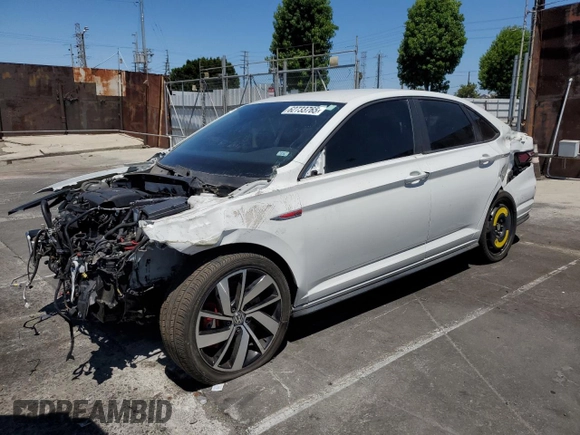 2019 Volkswagen Jetta S with VIN 3VW6T7BU7KM192797, listed as a Copart auction lot 62733765 with 95,591 mi miles and Salvage title. Bid and sale history available at DreamBid. Image 1.