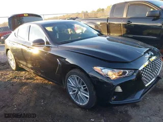 2020 Genesis G70 2.0T with VIN KMTG64LA1LU056066, listed as a IAAI auction lot 41139287 with 23,727 mi miles. Bid and sale history available at carsss.com. Image 1.