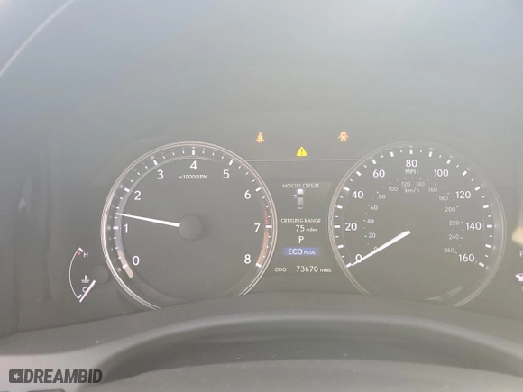 2013 Lexus GS 350 with VIN JTHCE1BL4D5000943, listed as a Copart auction lot 51492505 with 73,670 mi miles and Salvage Title. Bid and sale history available at carsss.com. Image 9.