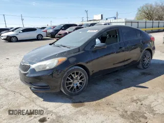 2015 Kia Forte LX with VIN KNAFK4A63F5257564, listed as a Copart auction lot 50640925 with 105,025 mi miles and Salvage Title. Bid and sale history available at carsss.com. Image 1.