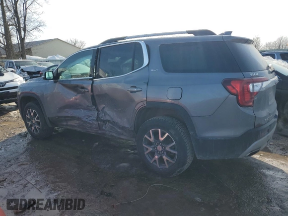 2022 GMC Acadia SLT with VIN 1GKKNUL48NZ145049, listed as a Copart auction lot 48351105 with 28,848 mi miles and Salvage title. Bid and sale history available at DreamBid. Image 2.