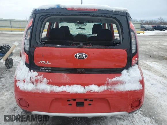 2017 Kia Soul + with VIN KNDJP3A59H7483700, listed as a Copart auction lot 87900925 with 74,717 mi miles and Salvage Title. Bid and sale history available at DreamBid. Image 6.